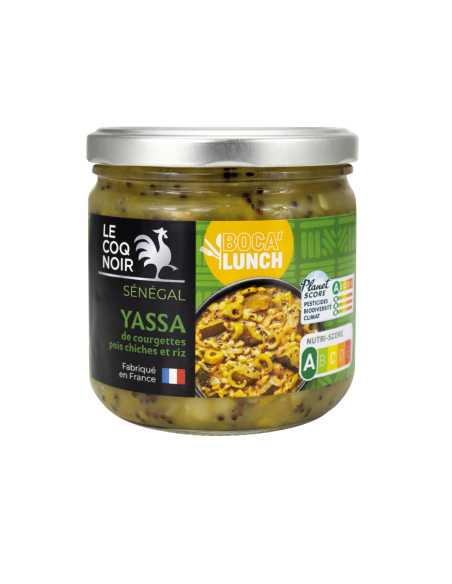 YASSA DE COURGETTE POIS CHICHE ET RIZ - BOCA LUNCH