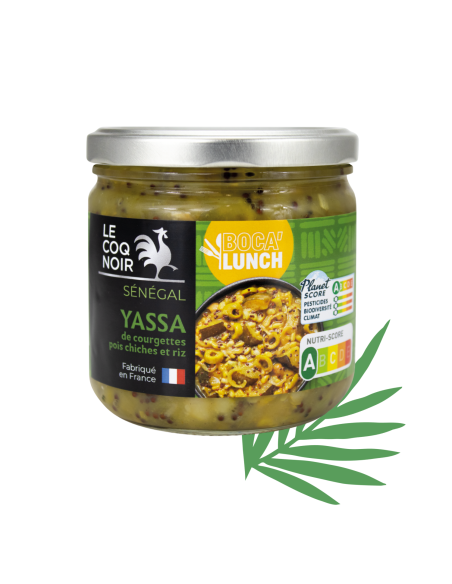 YASSA DE COURGETTE POIS CHICHE ET RIZ - BOCA LUNCH